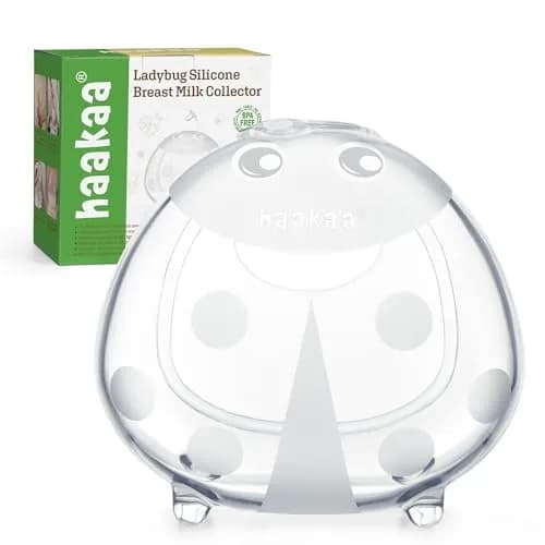 haakaa Ladybug Breast Milk Collector 1.4oz (40ml) | Wearable, Silent, Silicone thumbnail 1