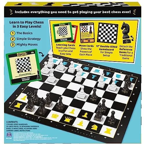 Spin Master Games Chess Made Simple Classic Board Game for Beginners | Educational Strategy Game for Ages 8+ thumbnail 7