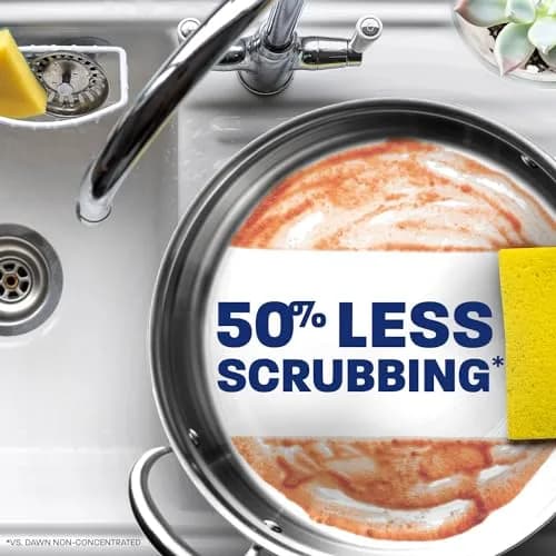 Dawn EZ-Squeeze Ultra Dish Soap, Dishwashing Liquid, Original, 22 fl oz Refill | Less Scrubbing thumbnail 4