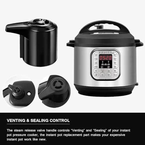 SENLIXIN Steam Release Valve Handle for Instant Pot Duo/Duo Plus 3-8 Qt | Controls Venting & Sealing thumbnail 6