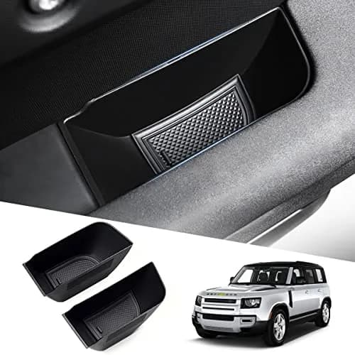 Karltys Door Side Storage Box for Land Rover Defender 90 110 130 2020-2024 2PCS | Grab Handle Pocket Tray thumbnail 1
