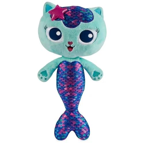 DREAMWORKS GABBY'S DOLLHOUSE 14-inch Talking MerCat Plush Toy for Kids Ages 3+ | Lights, Music & Phrases thumbnail 1