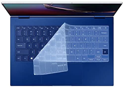 JuYuish Clear Silicone Keyboard Skin for Samsung Galaxy Book Flex Alpha 13.3" | US Keyboard Layout thumbnail 1