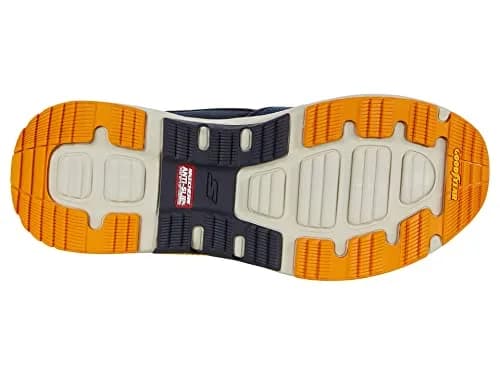 Skechers GOwalk Outdoor Men's Size 16 Navy/Yellow Athletic Slip-On Trail Hiking Shoes 2cm (0.78in) Heel | Water Repellent & Goodyear Traction thumbnail 5