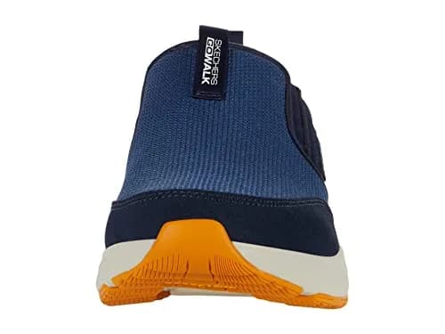 Skechers GOwalk Outdoor Men's Size 16 Navy/Yellow Athletic Slip-On Trail Hiking Shoes 2cm (0.78in) Heel | Water Repellent & Goodyear Traction thumbnail 8