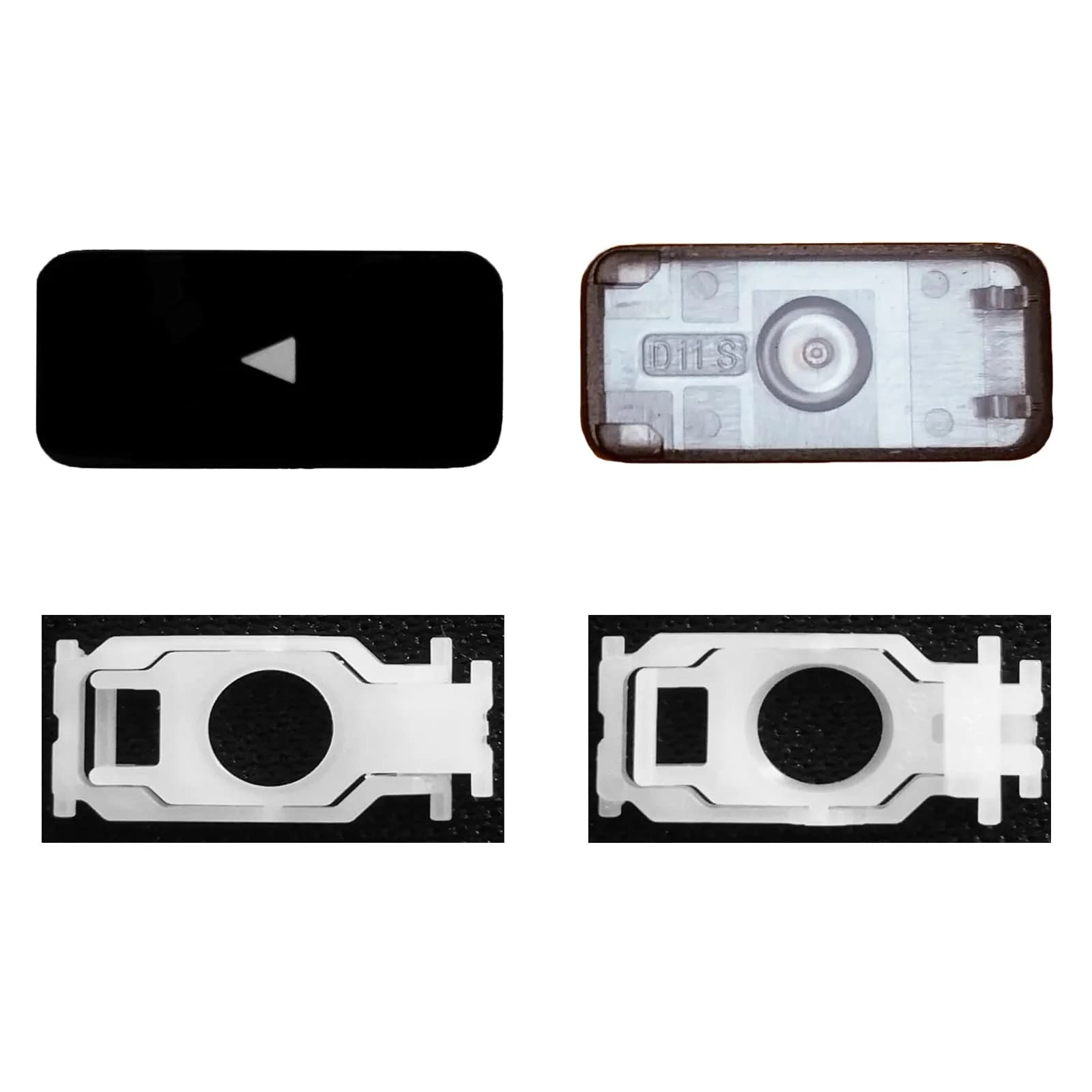 Bfenown Left Arrow Keycap and Hinge for MacBook Pro/Air 2019-2022 Models | Black Plastic Replacement Part