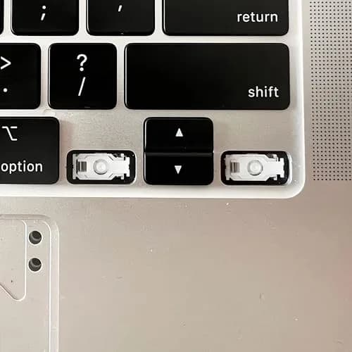 Bfenown Replacement Right Arrow Keycap & Scissor Clip Hinge for MacBook Pro/Air A2141-A2681 (Black) thumbnail 2