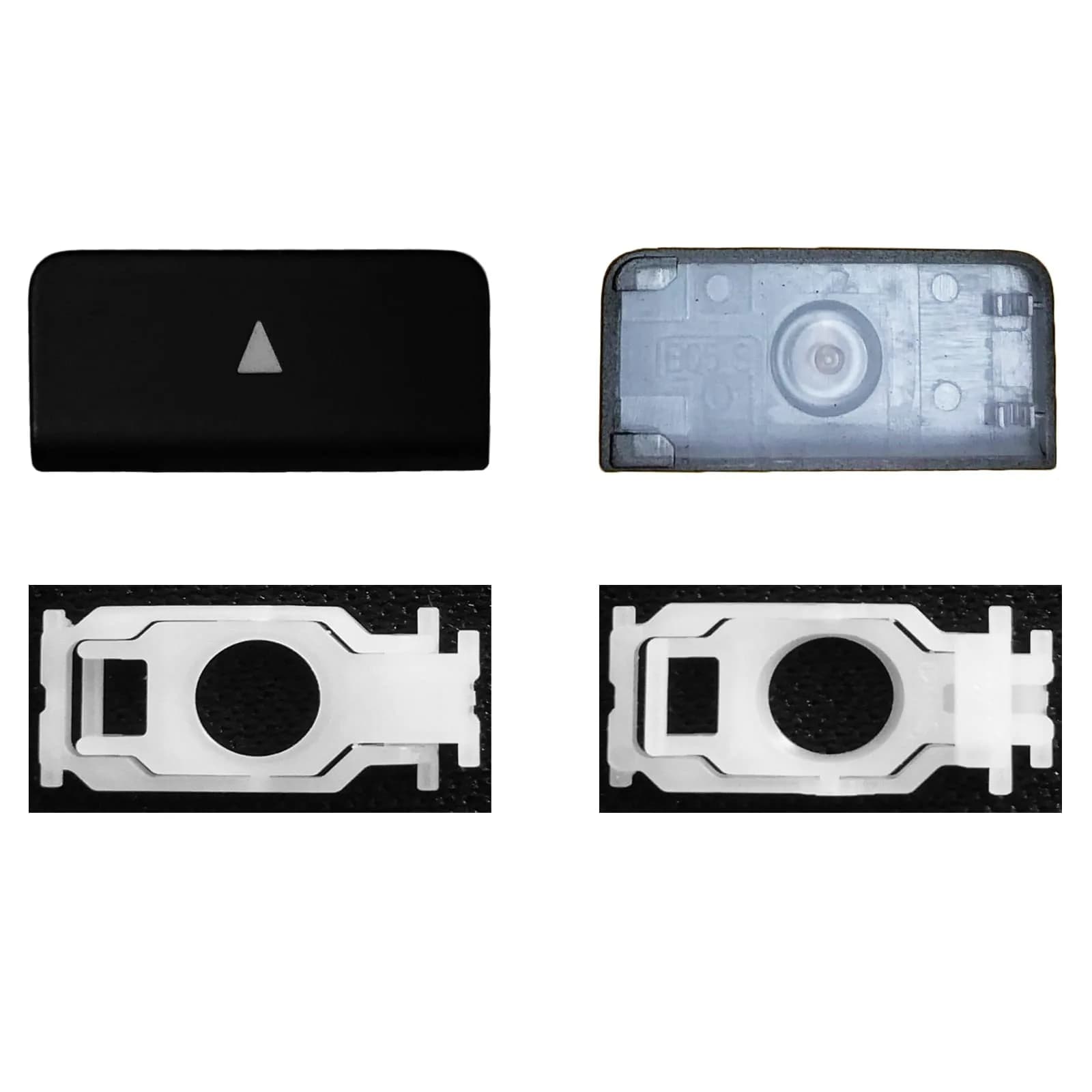 Bfenown Replacement Right Arrow Keycap & Scissor Clip Hinge for MacBook Pro/Air A2141-A2681 (Black) — UP(Down) Arrow