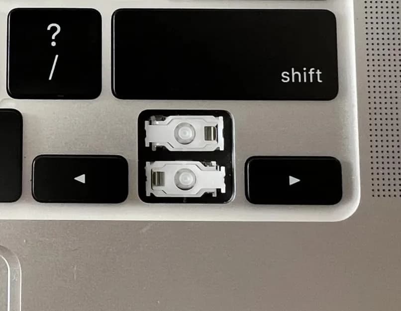 Bfenown Replacement Up (Down) Arrow Keycap with Scissor Clip for MacBook Pro/Air 2019-2022 Models | Black Polycarbonate thumbnail 3