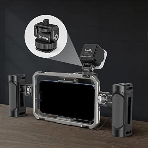 SmallRig Mini Ball Head Cold Shoe Mount Adapter with 1/4"-20 Thread | Precise Lighting Adjustment, All-Metal, Compact 20g thumbnail 6