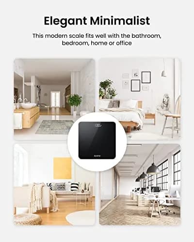 RENPHO Digital Bathroom Scale 180 kg (400 lb) Black | Highly Accurate Precision Sensors thumbnail 8