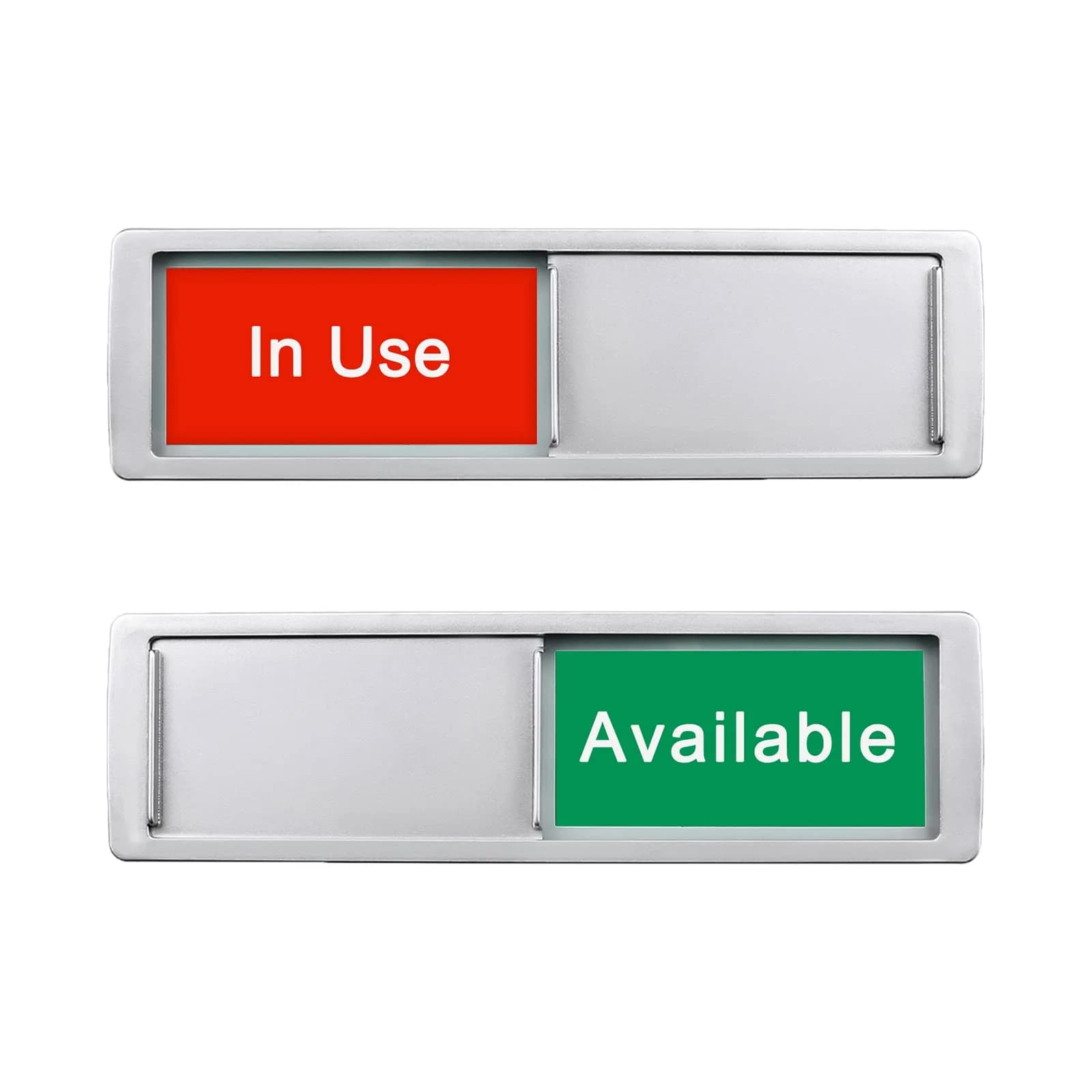 LoYinLo Vacant Occupied Sign, 7'' x 2'' | Magnetic Slider Door Indicator for Home & Office