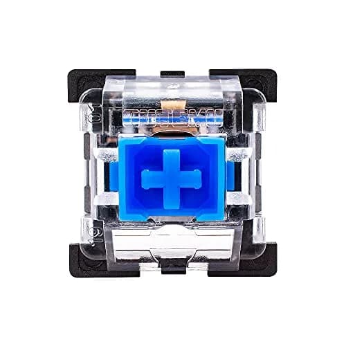 OUTEMU Blue Switches for Mechanical Keyboard, 3-pin Clicky&Tactile Dustproof, 32-Pack | Tactile Feel & Crisp Sound thumbnail 2