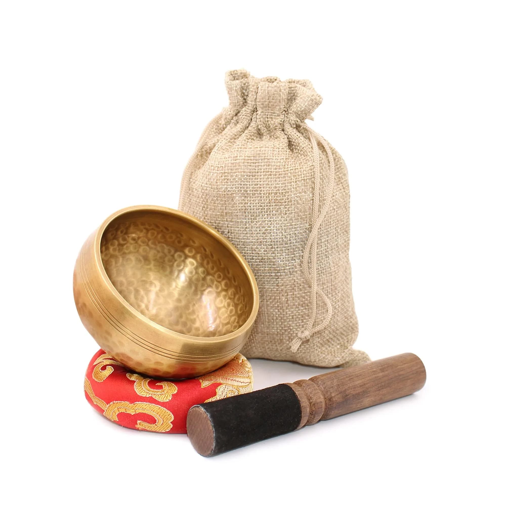 Lgooiin Tibetan Singing Bowls Set, 3.15 inch Handcrafted in Nepal | Chakra & Meditation Tool