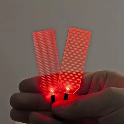 mlnyitus Red LED Helmet Lights DIY Kit for Superhero Masks, 32cm Wire | RGB Superhero Cosplay Accessory thumbnail 1