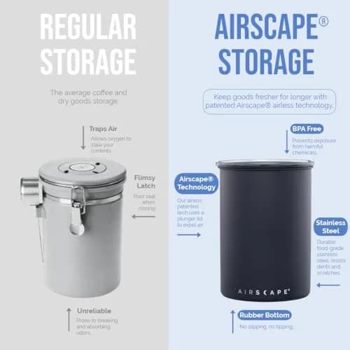Planetary Design Airscape Stainless Steel Coffee Canister | Food Storage thumbnail 3
