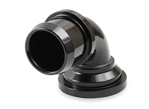 Holley 97-341 Water Neck Swivel 90 Degree Angle Black | Engine Swap Compatible, Corrosion-Resistant Aluminum thumbnail 2