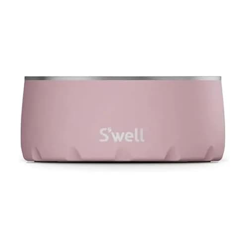 S'well Stainless Steel Pet Bowl 16oz (470ml) Pink Topaz | Non-Slip Base for Dogs thumbnail 1