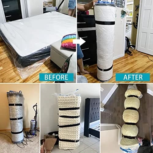 King Mattress Vacuum Bag for Moving Storage | Compress & Protect Up to 14 Thick Mattress thumbnail 4