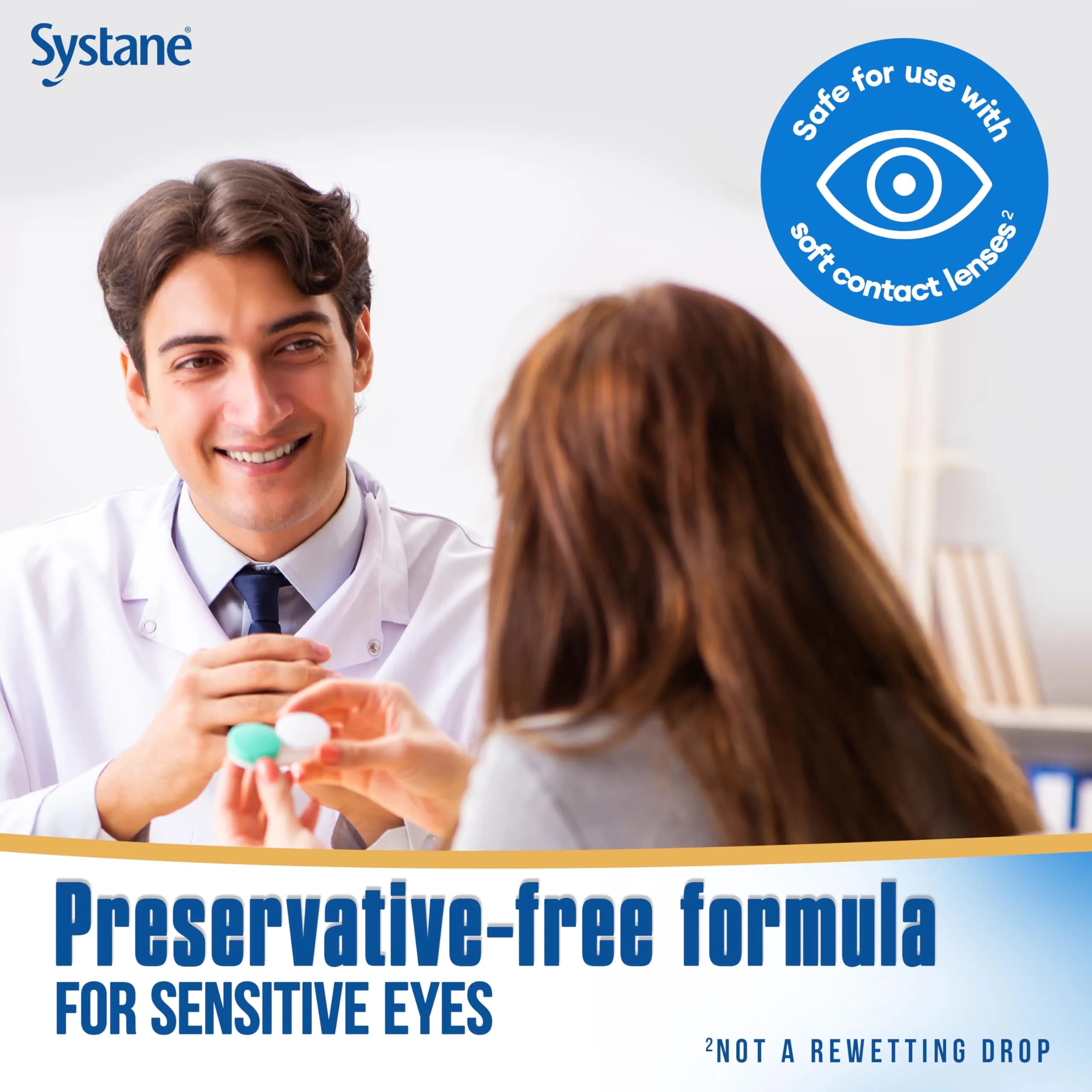 Systane Complete Preservative-Free Dry Eye Drops 10ml (0.3 Fl Oz) (0.6% Propylene Glycol) | Lubricant for All Dry Eye Types thumbnail 2