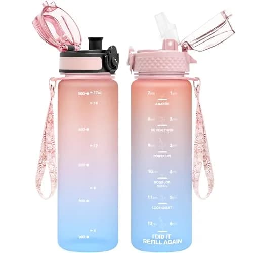 OLDLEY Kids Water Bottle for School 17 oz | BPA-Free Leak-proof Durable Tritan Plastic thumbnail 1
