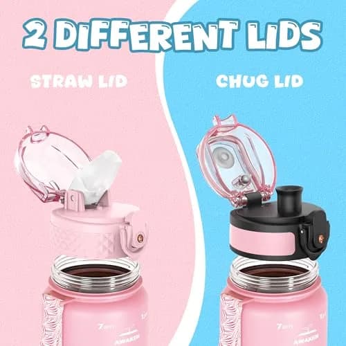 OLDLEY Kids Water Bottle for School 17 oz | BPA-Free Leak-proof Durable Tritan Plastic thumbnail 4