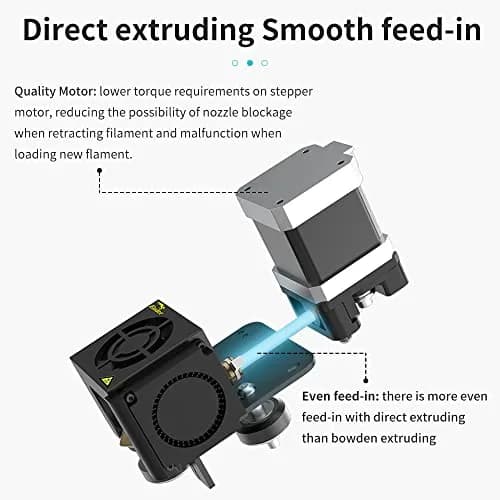 Creality Ender 3 Direct Drive Upgrade Kit | Supports Flexible TPU Filament, 24V Aluminum Hotend (2.9X3.7X4.9inch, 0.8lb) thumbnail 4