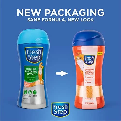 Fresh Step Cat Litter Crystals Deodorizer 15 Oz | Non Toxic Summer Breeze Odor Control thumbnail 6