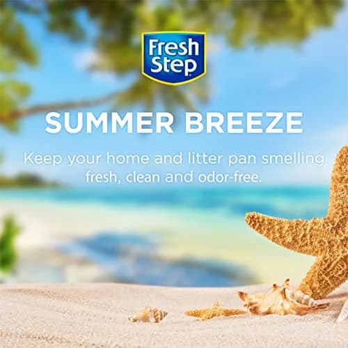 Fresh Step Cat Litter Crystals Deodorizer 15 Oz | Non Toxic Summer Breeze Odor Control thumbnail 2