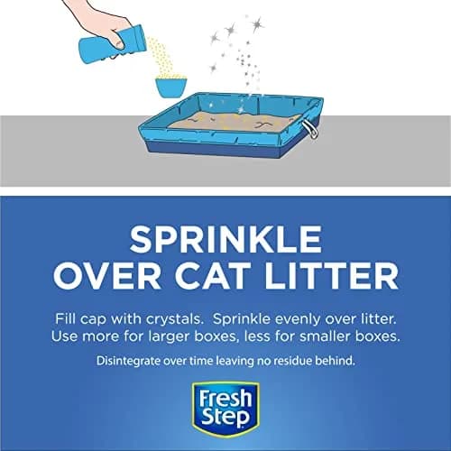 Fresh Step Cat Litter Crystals Deodorizer 15 Oz | Non Toxic Summer Breeze Odor Control thumbnail 4