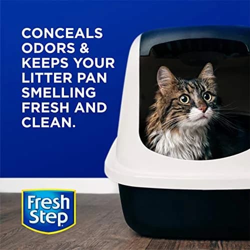 Fresh Step Cat Litter Crystals Deodorizer 15oz (3 Pack) | Non-Toxic Odor Neutralizer for Litter Boxes thumbnail 4