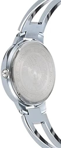 Anne Klein Women's Genuine Diamond Dial Bangle Watch 30mm | Black Sunray Dial with Diamond Accent thumbnail 4