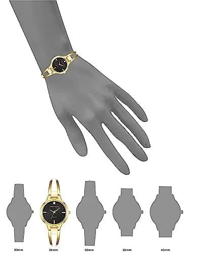 Anne Klein Women's Genuine Diamond Dial Bangle Watch 30mm (1.18in) | Japanese Quartz Movement thumbnail 2