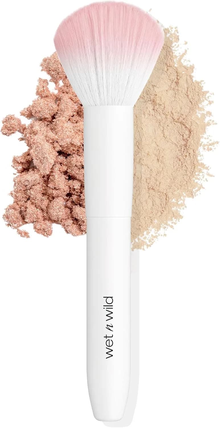 wet n wild New Powder Brush | Flawless Powder Application, Vegan Polymax Fibers, Comfortable Grip — New Powder Brush