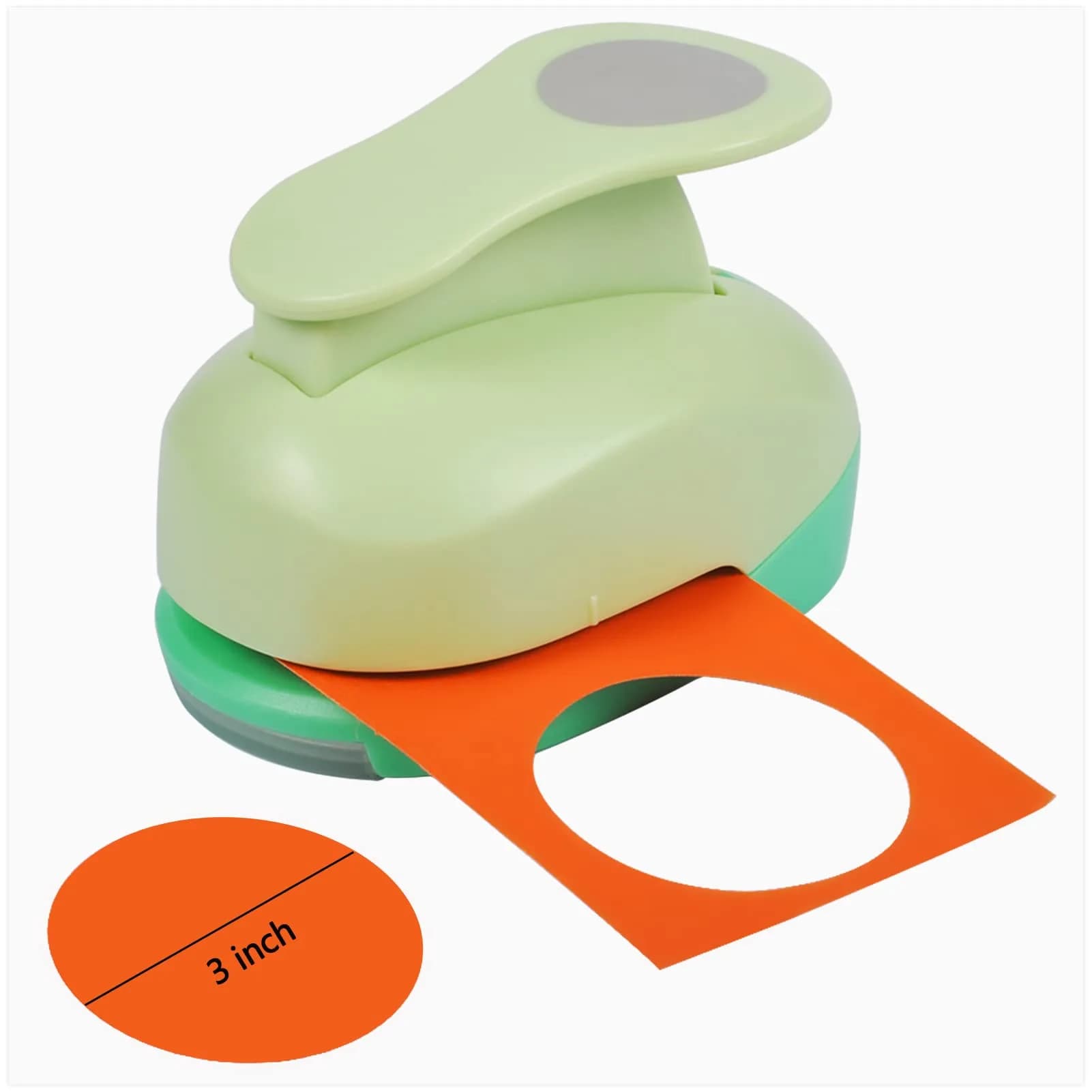 UCEC 3 Inch XL Circle Paper Punch | Cuts 120-250gsm Cardstock for Crafts