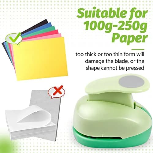 UCEC 3 Inch XL Circle Paper Punch | Cuts 120-250gsm Cardstock for Crafts thumbnail 3