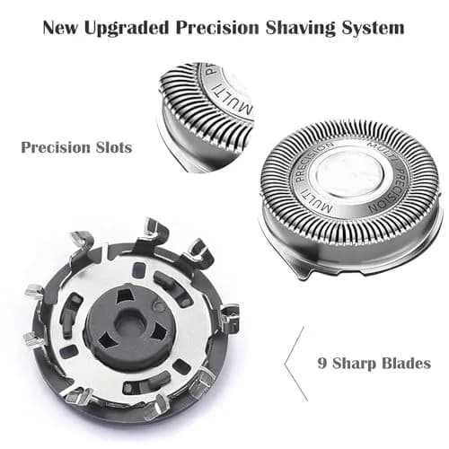 Suleto SH50/52 Replacement Heads for Philips Series 5000 Shavers, 3 Count | Precision Cutting System thumbnail 2