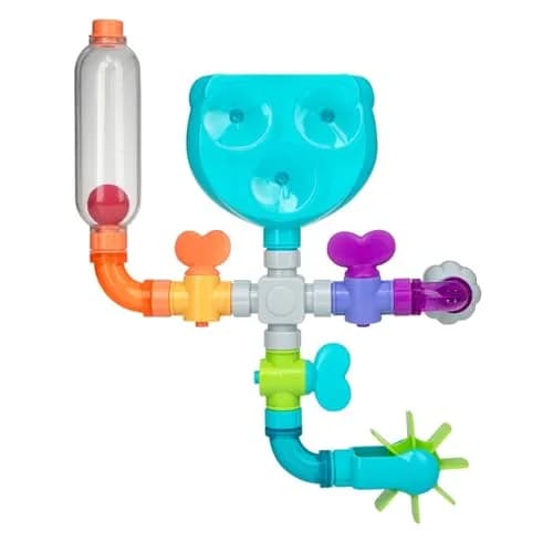 Nuby Wacky Waterworks Pipes Bath Toy - Baby Bathtub Toy with Interactive Features for Cognitive Development thumbnail 7