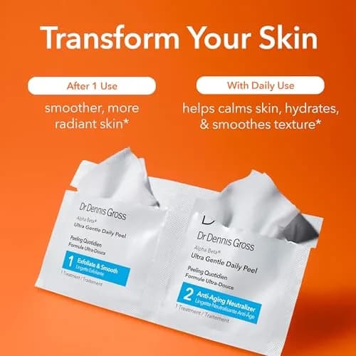 Dr Dennis Gross Alpha Beta Ultra Gentle Exfoliating Daily Peel - 5 Pack | Dermatologist-Formulated for Sensitive Skin thumbnail 2