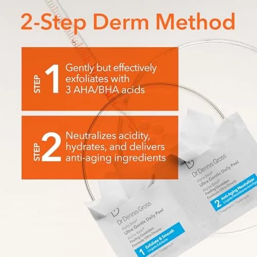 Dr Dennis Gross Alpha Beta Ultra Gentle Exfoliating Daily Peel - 5 Pack | Dermatologist-Formulated for Sensitive Skin thumbnail 3