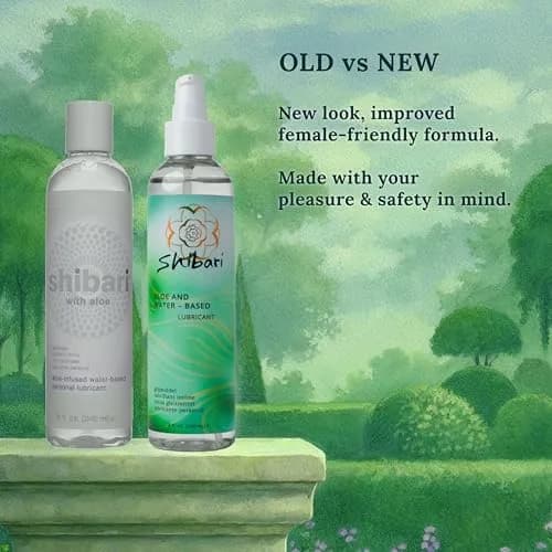 SHIBARI Premium Aloe Water-Based Personal Lubricant 118ml (4 Fl Oz) | Organic Aloe, Hypoallergenic, Condom-Safe thumbnail 5