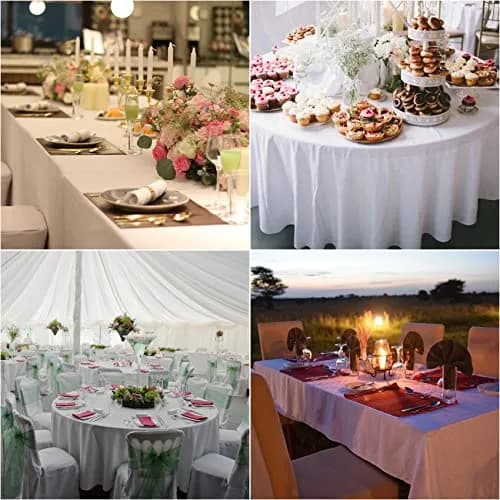 Fokitut Waterproof Rectangle Tablecloth 60x102 Inch | Stain & Wrinkle Resistant Polyester thumbnail 6