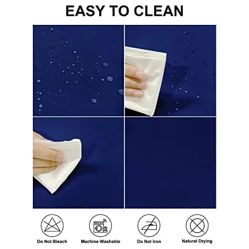 Fokitut Waterproof Rectangle Tablecloth 60x102 Inch | Stain & Wrinkle Resistant Polyester thumbnail 2