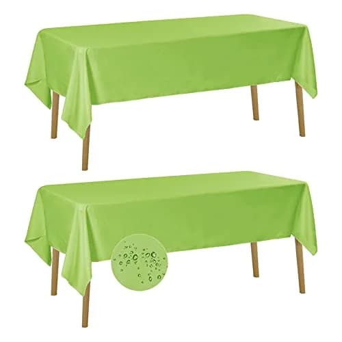 Fokitut Waterproof Rectangle Tablecloth 60x102 Inch | Stain & Wrinkle Resistant Polyester thumbnail 1