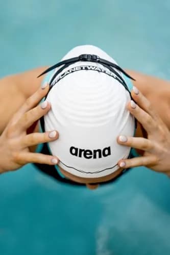 Arena Silicone Racing Swim Cap Men and Women Aquaforce Wave Large | Hydrodynamic Performance thumbnail 9