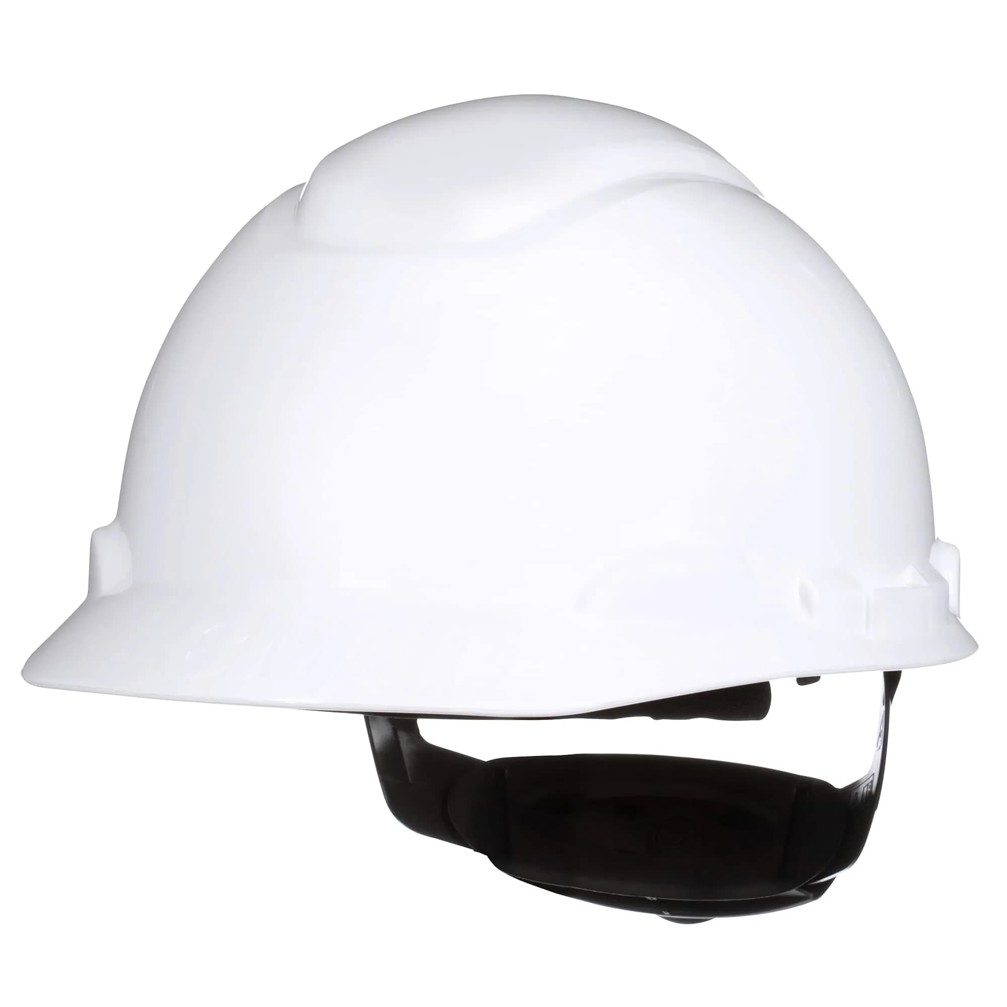 3M SecureFit H-701SFR-UV White Non-Vented Cap Style Hard Hat with Uvicator Sensor, 50-64 cm (6-1/4 to 8)
