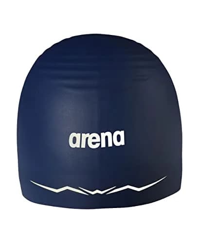 Arena Silicone Racing Swim Cap Large Navy | Hydrodynamic Performance for Competitive Swimming thumbnail 1