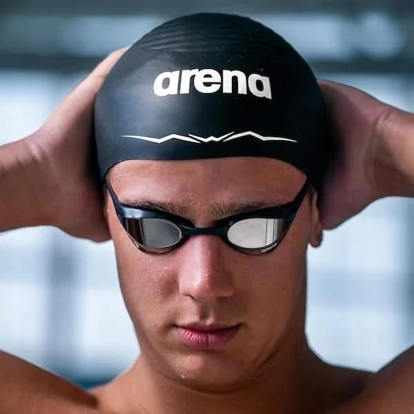 Arena Silicone Racing Swim Cap Large Navy | Hydrodynamic Performance for Competitive Swimming thumbnail 5
