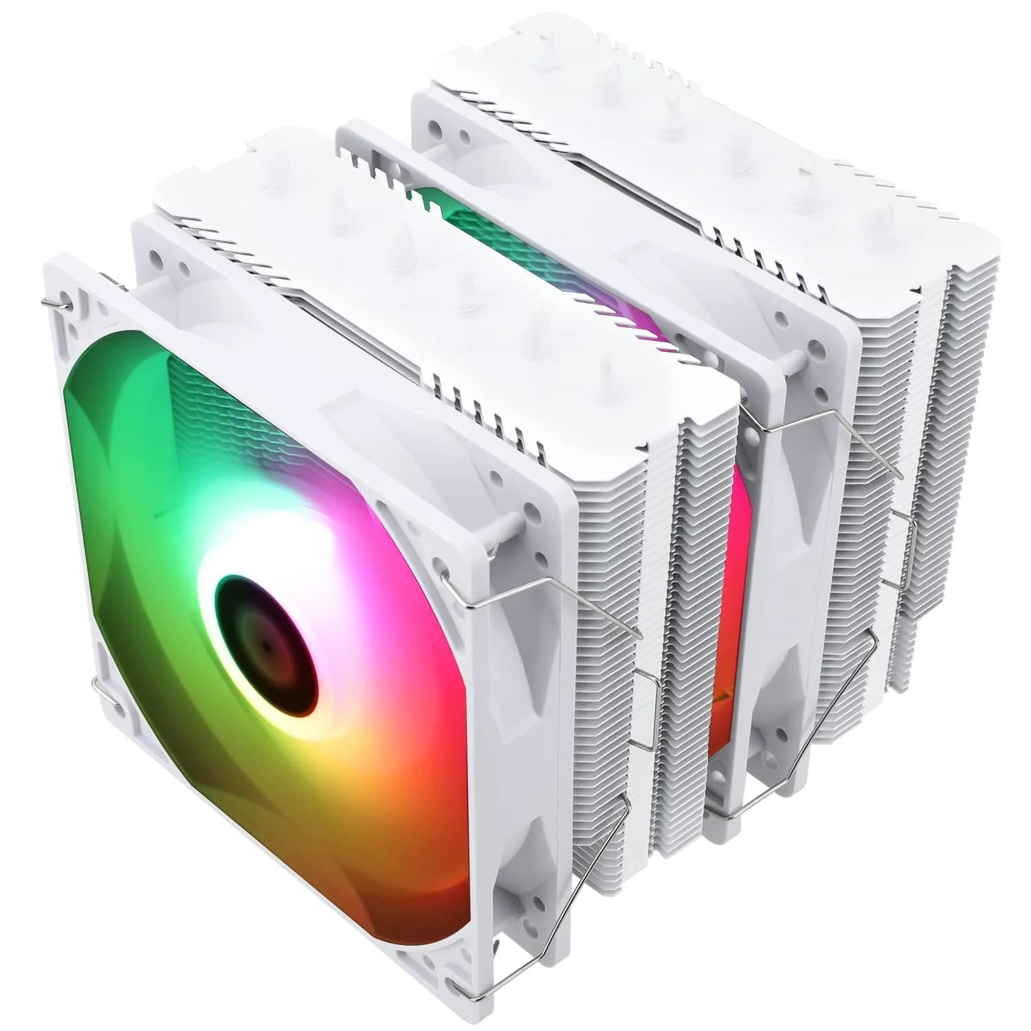 Thermalright Peerless Assassin 120 SE ARGB White CPU Air Cooler | 6 Heat Pipes, Dual 120mm PWM Fans, LGA1700/AM5 Compatible