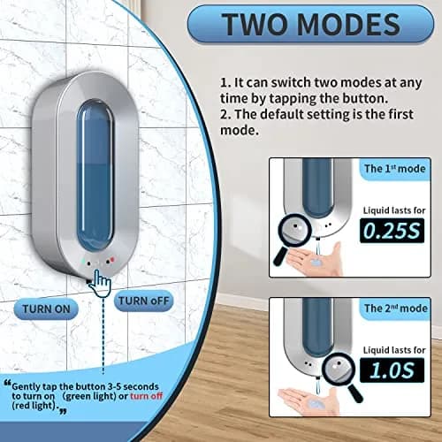 Haiaoxonr Automatic Soap Dispenser 700ml | Touchless Wall Mount for Bathroom & Kitchen thumbnail 4